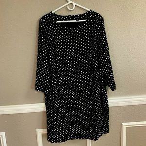 Black Lands End dress size 18